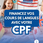 Financement cours langues CPF